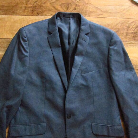 NWT- Mens Kenneth Cole Reaction Gray 2 Piece Suit Size 42R & Pants 32 X 32 - Picture 14 of 16